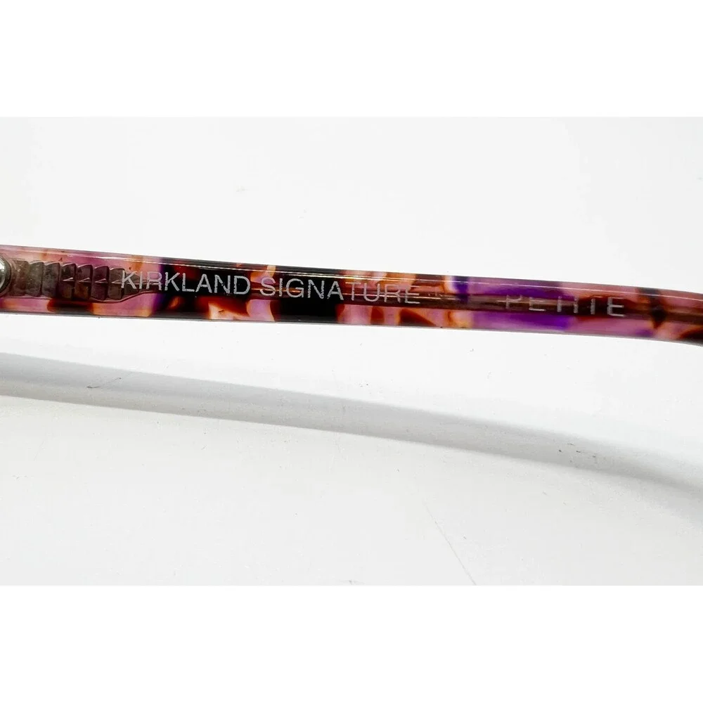 Kirkland Signature Eyeglasses Womens Brown Petite Semi Rimless KS 485 49-17-130